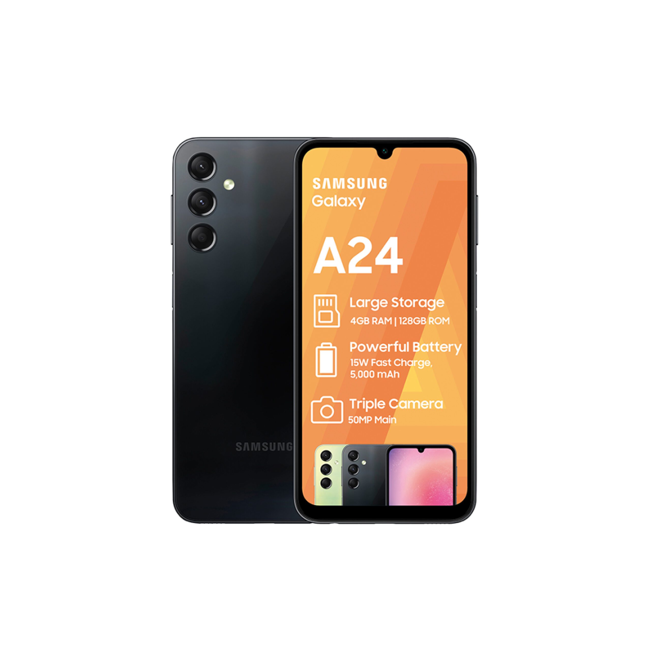 Samsung Galaxy A24 LTE 128GB Dual Sim Black CaCellular