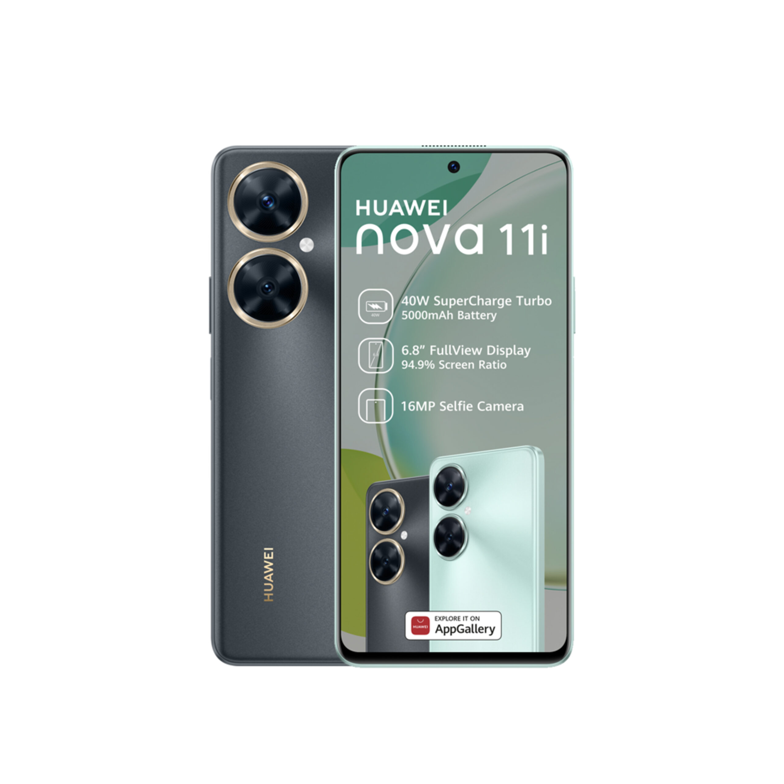Huawei Nova 11i 128GB Dual Sim – Black | CaCellular