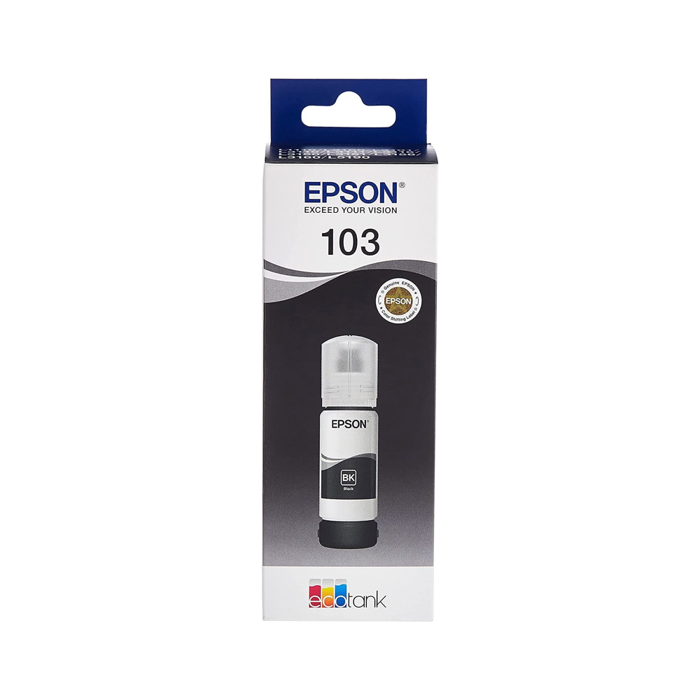 Epson C13T00S14A 103 EcoTank Black Ink Bottle | CaCellular