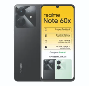 Realme Note 60x 64GB Dual Sim – Marble Black – CaCellular