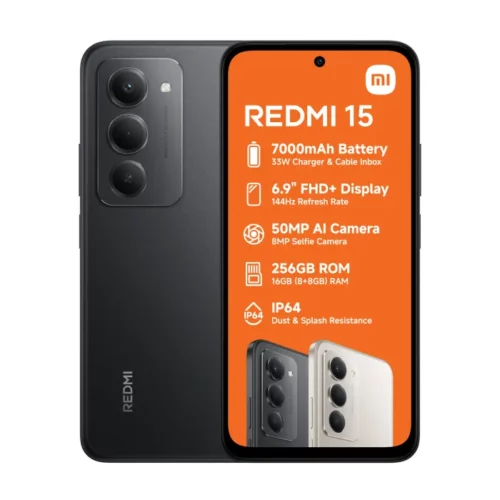 Xiaomi Redmi 15 256GB Midnight Black | CaCellular