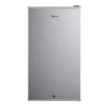 MIDEA 93L SINGLE DOOR BAR FRIDGE – SILVER - 65W