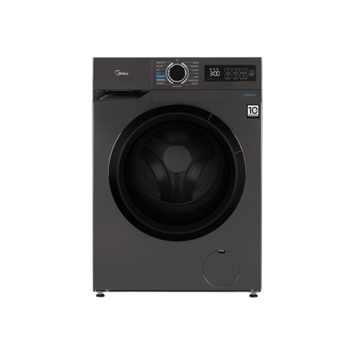 Midea Front Loader Washing Machine 8kg – 1400 RPM – Titanium