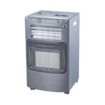GOLDAIR 3 PANEL GAS AND ELECTRIC ROOM HEATER GBGH-420BB SILVER