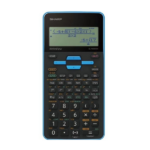 Sharp EL-W535SAII Red Scientific Calculator