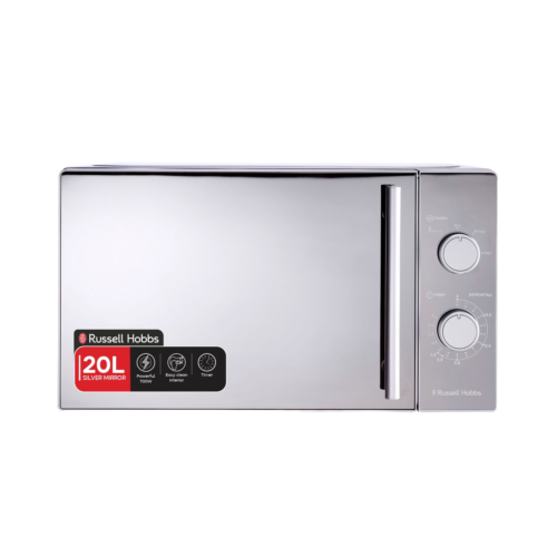 Russell Hobbs 20L Manual Microwave - Silver Mirror
