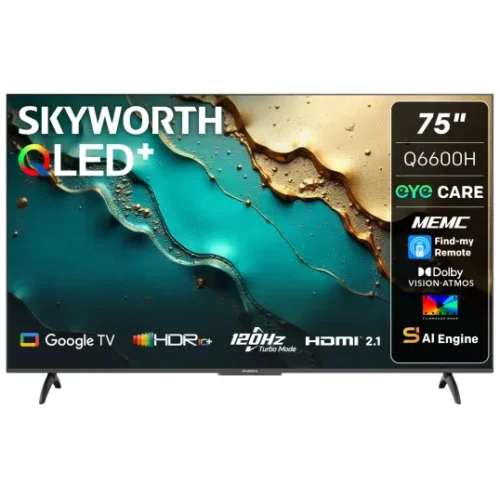 Skyworth 75-inch QLED Google TV-75Q6600H