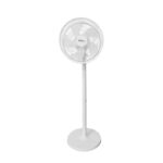 Alva Air - 30cm Rechargeable Pedestal Fan (White) - 15W
