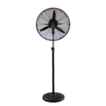 Alva Air - 50cm Industrial Design Pedestal Fan (Black) - 90W